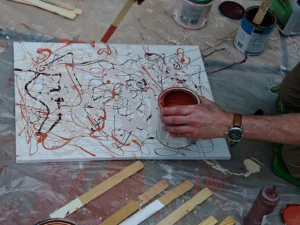 Workshop Action Painting Utrecht